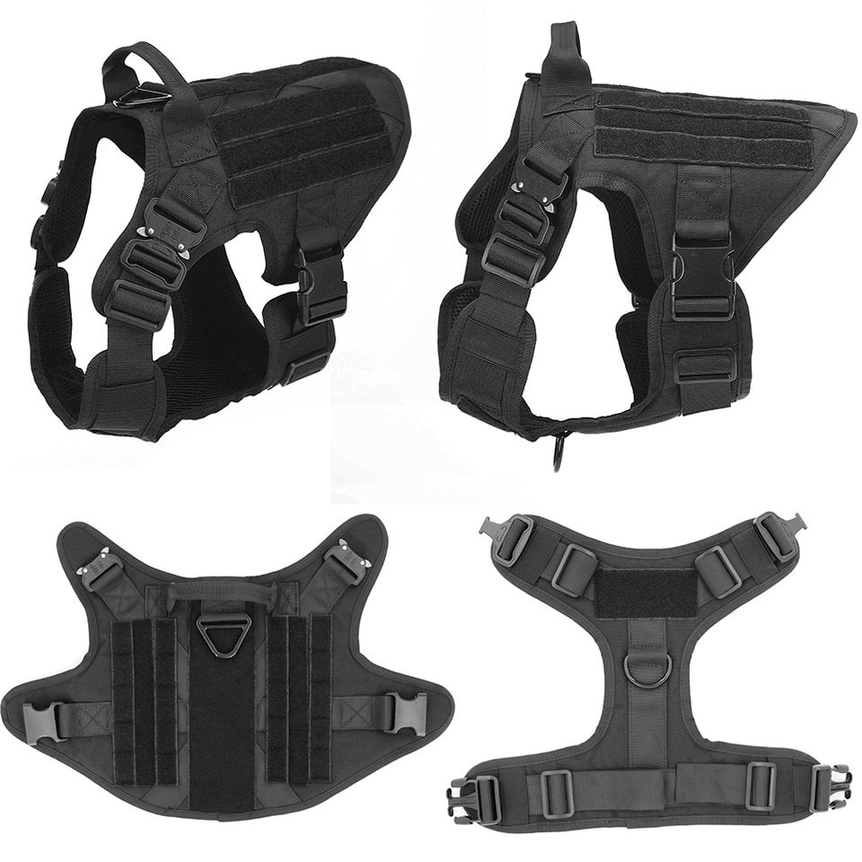 Tactical Dog Harness with Leash Full Set for Large Dogs - Image 4