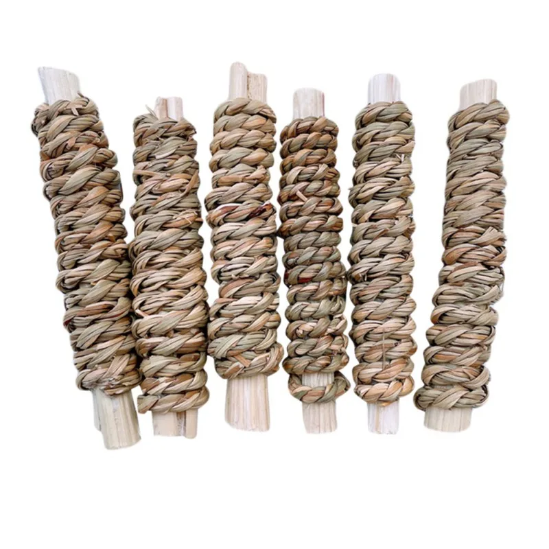 6pcs Bamboo Apple Wood Molar Toy - Image 3
