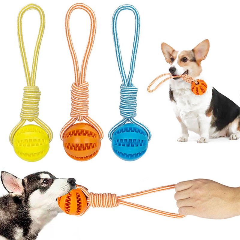 Dog Toys Treat Balls Chewing Bite Resistant Toys Pet Tooth Cleaning - Image 6