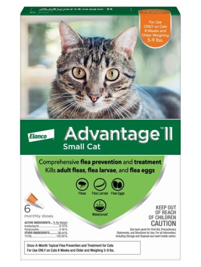 Vet-Recommended Flea Prevention for Small Cats 5-9 lbs, 6-Monthly Treatments Cat Supplies
