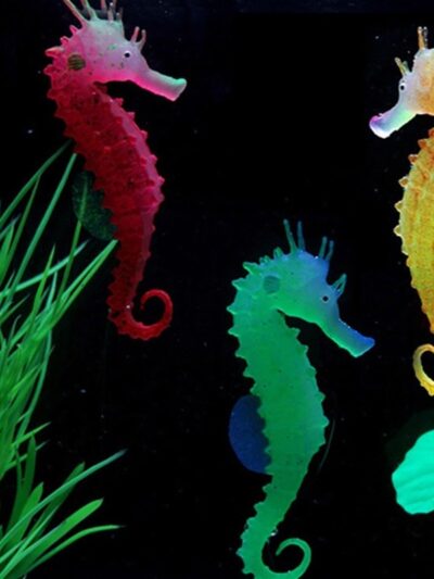 Luminous Underwater Seahorse Ornaments