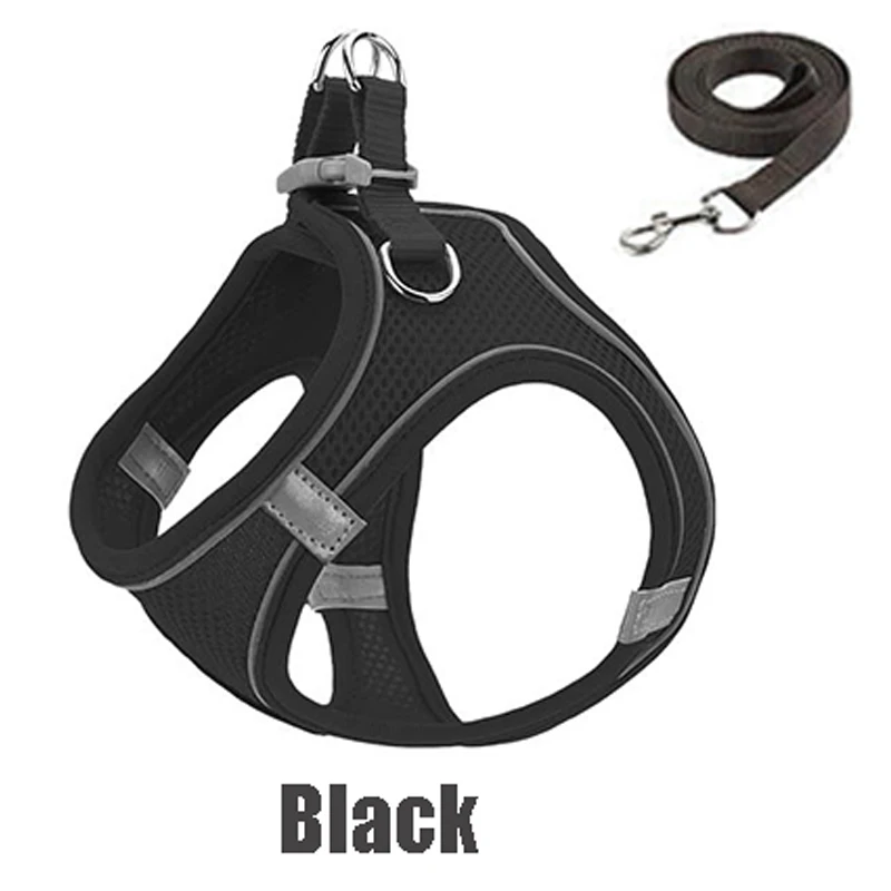 Reflective Adjustable Vest Harness Strap & Leash - Image 13