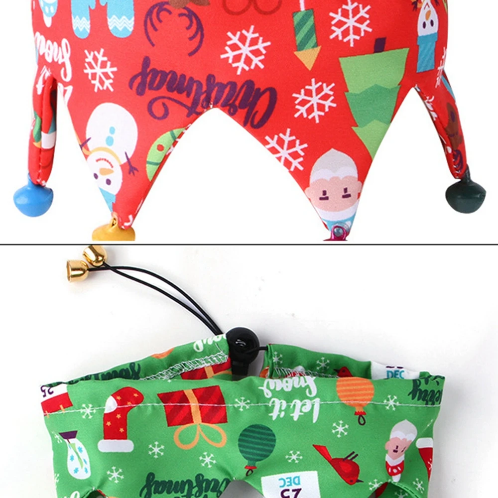 Pet Scarf Bandanas Christmas Dress Up Cat, Kitten, Puppy or small Dog Neckerchief - Image 5