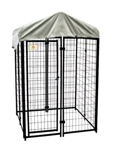 KennelMaster Black Welded Wire Dog Kennel