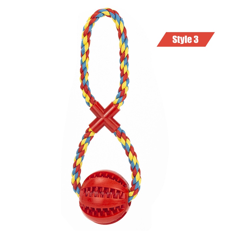 Dog Toys Treat Balls Chewing Bite Resistant Toys Pet Tooth Cleaning - Image 4