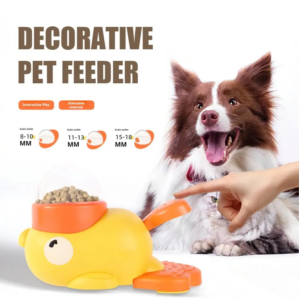 Dog Interactive Treat Dispenser Duck Toy, Food Puzzle Slow Feeder - Image 3