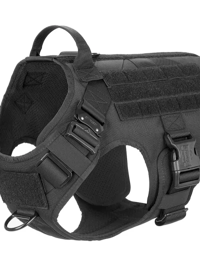 Tactical Dog Harness for Military K9 German Shepherd & Large Dogs