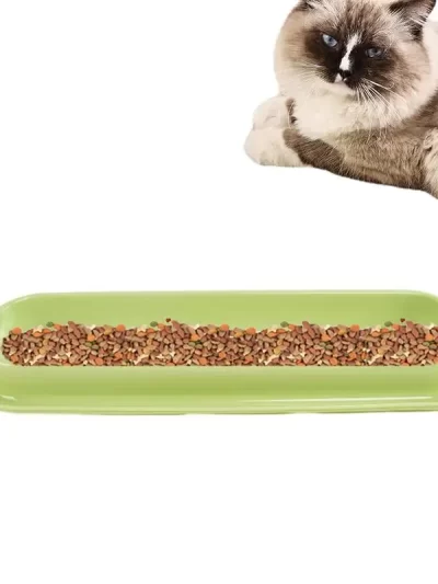 Long Feeding Cat Bowl