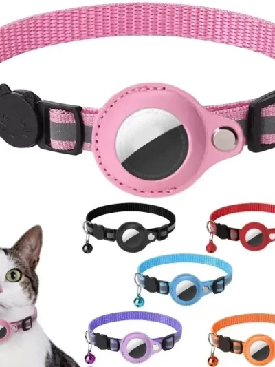 Anti-Lost Cat Collar for Airtag GPS Tracker Protective Case